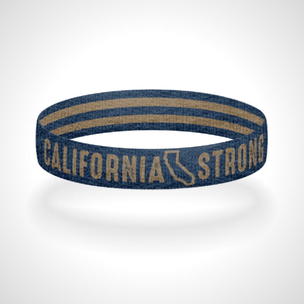 Reversible California Strong Bracelet Wristband